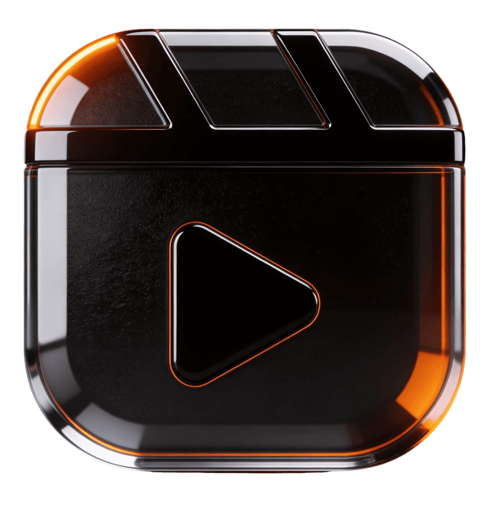 Instagram Reel logo in a 3d style